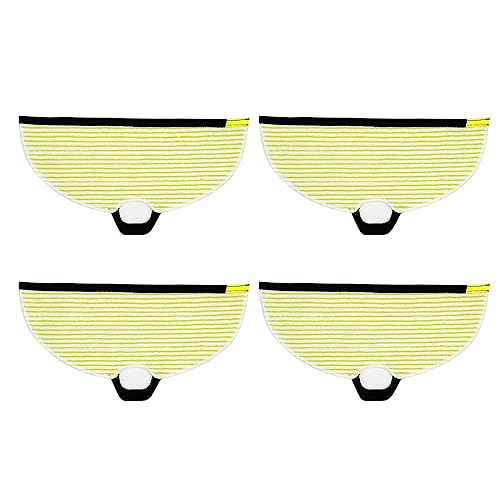 VideoPUP Ersatz-Mikrofaser-Dampfmopp-Pads, kompatibel mit Shark Staubsauger AI Ultra 2-in-1 RV2610WA AV2610WA RV2620WD, wiederverwendbar und waschbar, 4 Stück von VideoPUP
