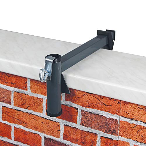 Videx 14118 Sonnenschirmhalter Typ M 2.5 ø anthrazit von Videx