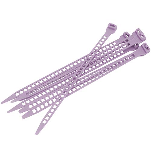 Videx-Befestigungsschlaufen Kunststoff PU für Sichtschutzmatten, PU, Flieder, 25 Stück von Videx