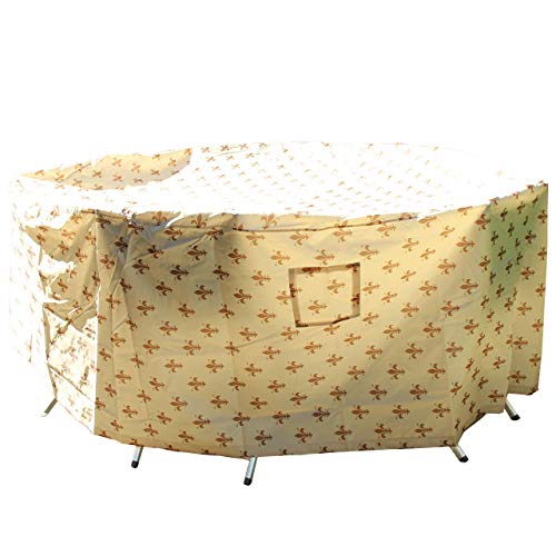 Videx-Gartenmöbel-Schutzhülle für runde Tischgruppe, Lilie-Design, Ø 120 cm, Höhe: 80cm Videx-Gartenmöbel-Schutzhülle für runde Tischgruppe, Lilie-Design, Ø 120 cm, Höhe: 80cm von Videx