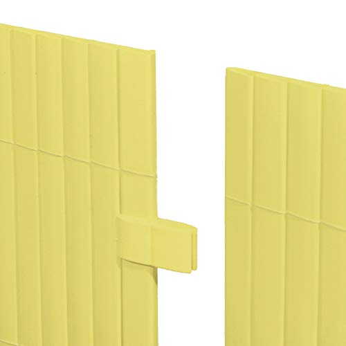 Videx-Mattenverbinder für Sichtschutzmatte Rügen, pastellgelb Videx-Mattenverbinder für Sichtschutzmatte Rügen, pastellgelb von Videx