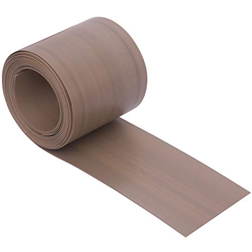 Videx Sichtschutzstreifen für Doppelstabmatten, PVC Holzmaserung, H: 9,5 x L: 250 cm, 2 Stück, Teak von Videx