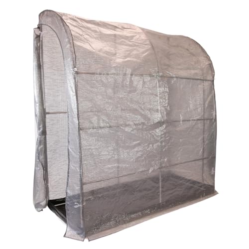 Videx Überwinterungszelt Greenland H:215x 80x 100 cm | Frostschutzhaus | Winterschutz-Zelt | Gewächshaus | Anzuchthaus | hellgraue Gittersteppung Videx Überwinterungszelt Greenland H:215x 80x 100 cm | Frostschutzhaus | Winterschutz-Zelt | Gewächshaus | Anzuchthaus | hellgraue Gittersteppung von Videx
