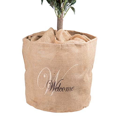 Videx-Winterschutz Jute-Übertopf Welcome, H: 35cm, B: 38cm, Natur Videx-Winterschutz Jute-Übertopf Welcome, H: 35cm, B: 38cm, Natur von Videx