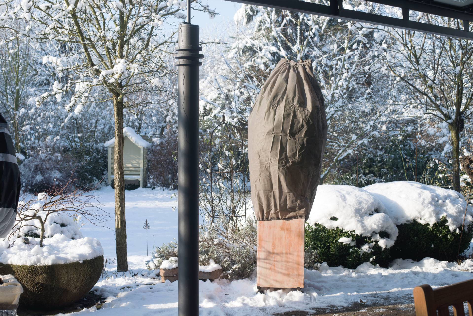 Videx Winterschutz Thermomantel 250 x 120 cm stein von Videx