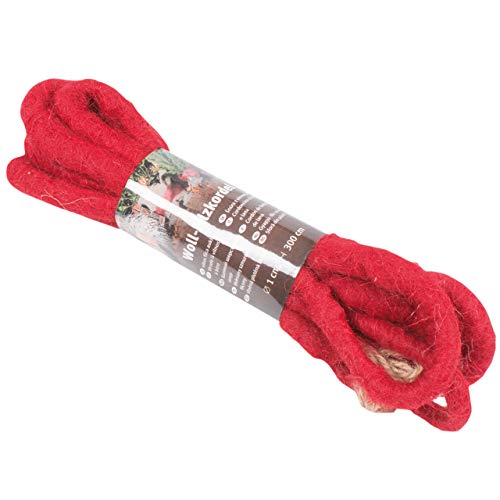Videx Woll-Filzkordel, Ø 1 cm, rot, 3m Videx Woll-Filzkordel, Ø 1 cm, rot, 3m von Videx