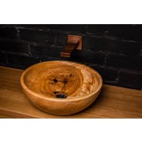 Waschbecken Aus Holz Eine Einzigartige Und Luxuriöse Ergänzung Für Ihr Badezimmer von ViduFurniture