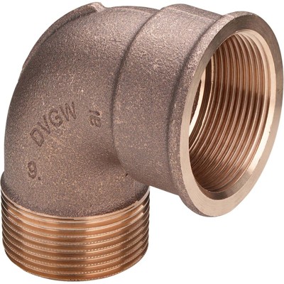 Bogen 3092, 90°, Rotguss R 1.1/4" x Rp 1.1/4" Bogen 3092, 90°, Rotguss R 1.1/4" x Rp 1.1/4" von Viega
