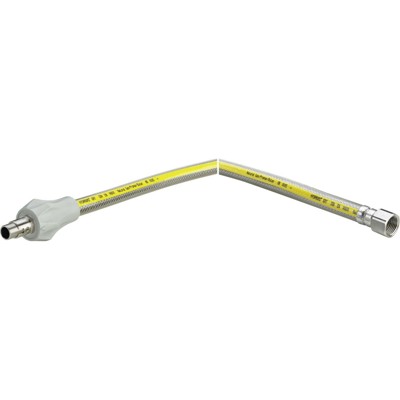 Gas-Steckschlauch G2023 Rp 1/2x1000mm, Edelstahl, Durchgang von Viega