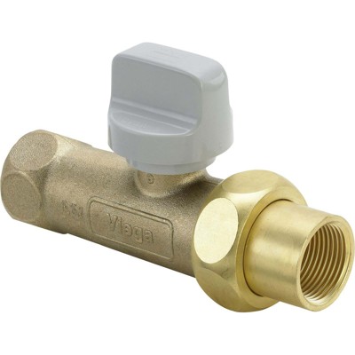 Gasgerätekugelhahn G2107.1T Rp 1/2", Messing blank, Durchgang, mit TAE Gasgerätekugelhahn G2107.1T Rp 1/2", Messing blank, Durchgang, mit TAE von Viega