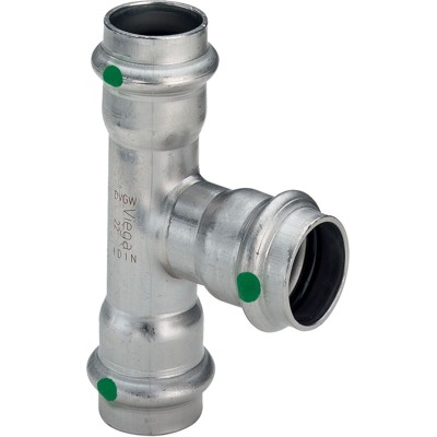 T-Stück Sanpress Inox 2318 54x54x54mm, St nichtrostend, SC-Contur von Viega