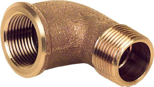 Viega 264147 Winkel 90 Grad Modell 3092 Rotguss, Aussengewinde x Innengewinde 2 Zoll von Viega