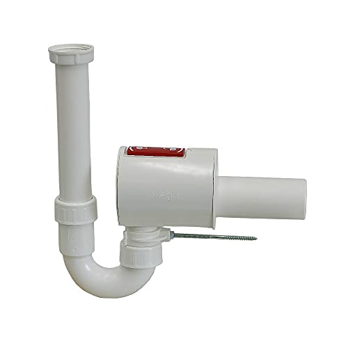 Viega 607135 Röhrengeruchverschluss Sperrfix Modell 4995.1, 1 1/2 Zoll x 50 x 170 mm von Viega