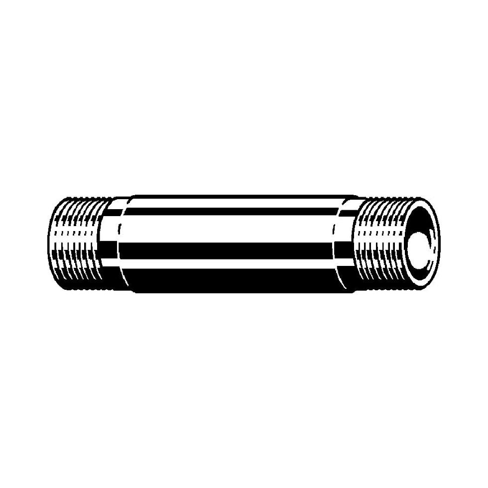 Viega Langnippel 3530 in R1 x 200mm Rotguss 319694 von Viega