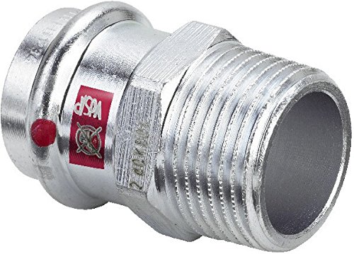 Viega Übergangsstück PRESTABO 1111 Stahl vz AG 22mmx1 704797 von Viega