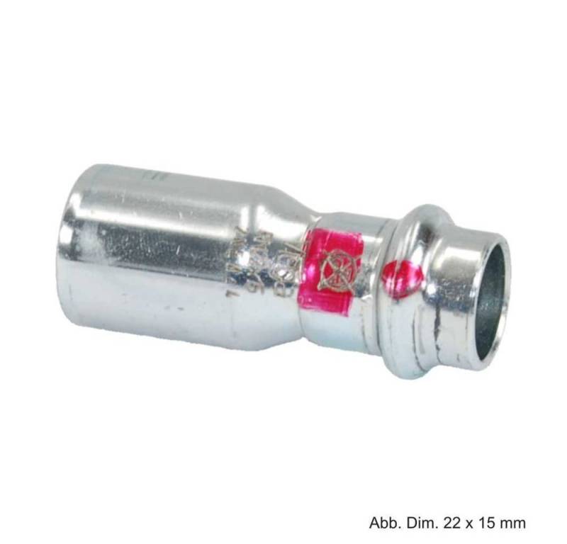 Viega Wasserrohr Viega Prestabo XL-Reduzierstück, Modell 1115.1XL, 76,1-54 mm Viega Wasserrohr Viega Prestabo XL-Reduzierstück, Modell 1115.1XL, 76,1-54 mm von Viega