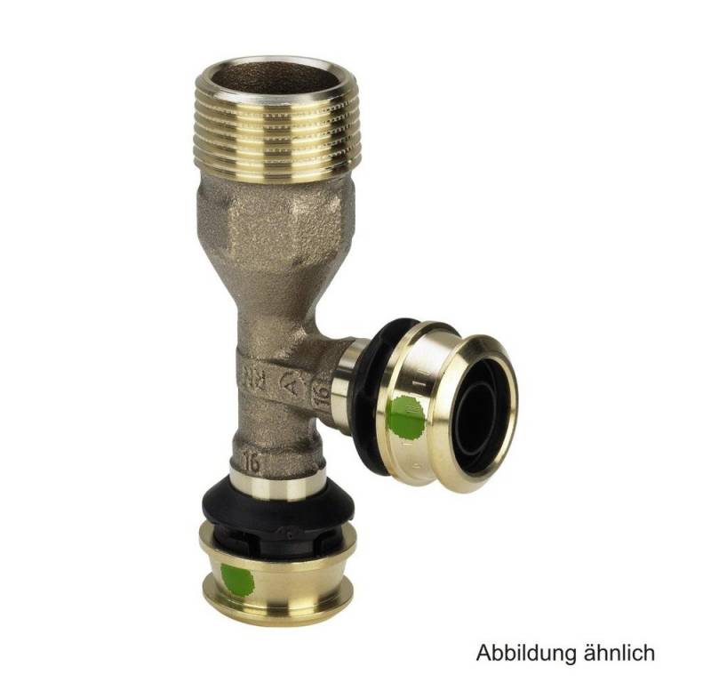 Viega Wasserrohr Viega Raxofix T-Stück, Modell 5326.4, R-Gewinde 1/2"AG x 16mm x 16mm Viega Wasserrohr Viega Raxofix T-Stück, Modell 5326.4, R-Gewinde 1/2"AG x 16mm x 16mm von Viega