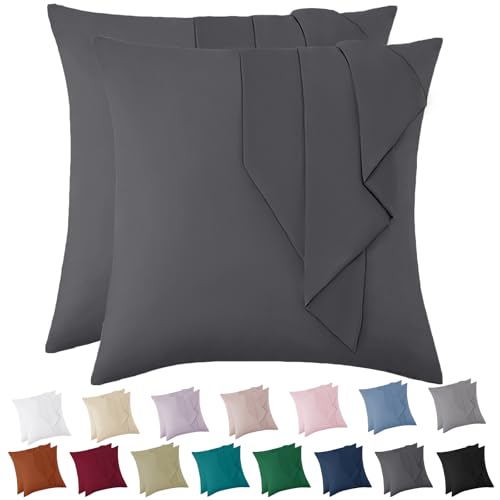 Vielit Kissenbezug 80x80 Anthrazit Weich Kopfkissenbezug 80x80 2er Set Mikrofaser Kissenbezüge 80x80 Pillowcase Deko Kissenhülle Für Kissen 80x80 Öko-Zertifikat Resistent Hypoallergen Vielit Kissenbezug 80x80 Anthrazit Weich Kopfkissenbezug 80x80 2er Set Mikrofaser Kissenbezüge 80x80 Pillowcase Deko Kissenhülle Für Kissen 80x80 Öko-Zertifikat Resistent Hypoallergen von Vielit