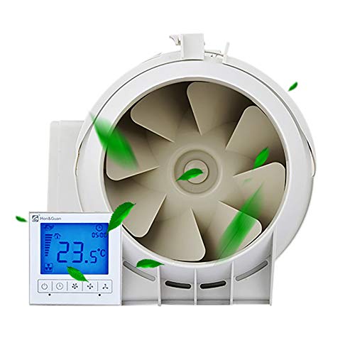200mm Rauchabzug Rohrventilator, Abluftventilator Regelbar Inline Kanalventilator,RohrlüFter 230 V Leise Mit Zeitschaltuhr Und Hygrostat FüR Bad Wc KüChe Garage. 200mm Rauchabzug Rohrventilator, Abluftventilator Regelbar Inline Kanalventilator,RohrlüFter 230 V Leise Mit Zeitschaltuhr Und Hygrostat FüR Bad Wc KüChe Garage. von Vielrosse