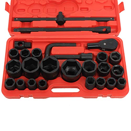 20tlg Schlagschrauber Nüsse Set, Schlagnuss Satz 3/4" 21-66mm Steckschlüssel Sechskant Metrisch, Kraftsteckschlüssel Set für Autoreparaturen Oder Andere Reparaturen Modifikationen verwendet etc 20tlg Schlagschrauber Nüsse Set, Schlagnuss Satz 3/4" 21-66mm Steckschlüssel Sechskant Metrisch, Kraftsteckschlüssel Set für Autoreparaturen Oder Andere Reparaturen Modifikationen verwendet etc von Vielrosse
