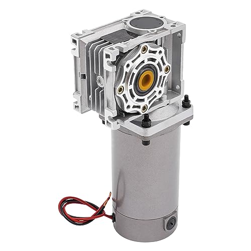 24V 1800RPM DC Schneckengetriebemotor Hohe Torsion Selbsthemmende Motor Turbine Getriebemotor für DIY Roboter Drehtisch Türschloss Vorhang Maschine 300W IP65 von Vielrosse
