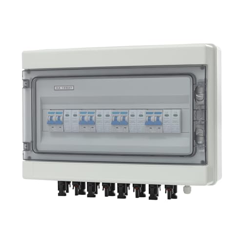 Boîte Photovoltaïque, DC überspannungsschutz Solar Trennschalter 4 String 1000V Photovoltaik Leitungsschutzschalter Blitzschutz Erdung für Solarmodulen Wohnmobilen 4 in 4 Out 40A Boîte Photovoltaïque, DC überspannungsschutz Solar Trennschalter 4 String 1000V Photovoltaik Leitungsschutzschalter Blitzschutz Erdung für Solarmodulen Wohnmobilen 4 in 4 Out 40A von Vielrosse
