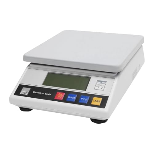 Digitalwaage Präzisionswaage 7500g/0.1g | LCD mit grünem Hintergrundlicht | Ideal für Küche, Labor und Büro von Vielrosse