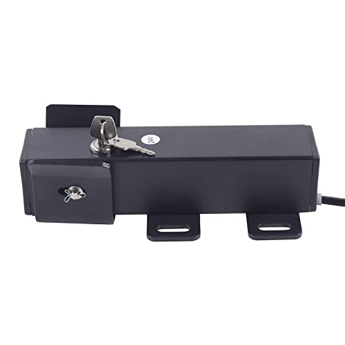 Elektroschloss, Automatisches Elektrisches Schloss für Drehtor, 24V Bolzenverriegelungssystem Magnetmechanismus Torantriebssystem Zugangskontrolle von Vielrosse