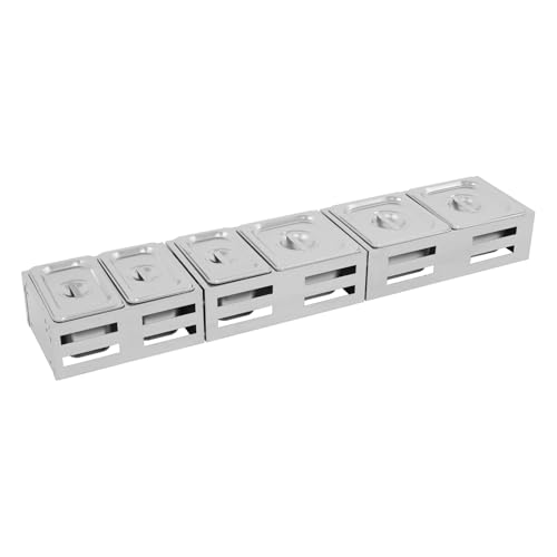 Vielrosse 6 Gitter Edelstahl Gewürzbox Beilagenbehälter Zutatenbehälter Gewürz Behälter Barbehälter Lebensmittelbehälter Aufbewahrung Obstbox Vielrosse 6 Gitter Edelstahl Gewürzbox Beilagenbehälter Zutatenbehälter Gewürz Behälter Barbehälter Lebensmittelbehälter Aufbewahrung Obstbox von Vielrosse