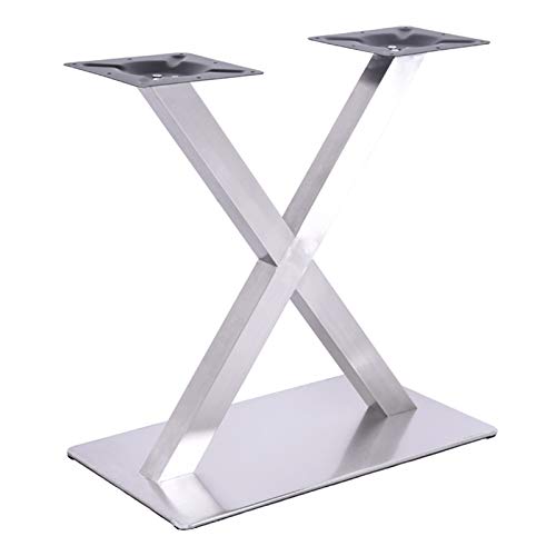Vielrosse Tischbeine Metall X-Gestell, Modell Tischkufen Tischgestell Aus Stahl, Modernes Weiß MöBelfüßE Einfache Montage für Esstisch Schreibtisch Sitzbank Couchtisch 70 X 72 X 40 cm (72cm) von Vielrosse