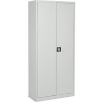 CEHA Universalschrank, Drehriegel-Zylinderschloss, 4,5 OH, HxBxT 1.800 x 800 x 380 mm, pulverbeschichtete Fachböden, lichtgrau von CEHA
