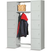 HEMMDAL Schließfachspind Komplett-Set, 10 Fächer, HxBxT 1.900 x 1.490 x 450 mm HEMMDAL Schließfachspind Komplett-Set, 10 Fächer, HxBxT 1.900 x 1.490 x 450 mm von HEMMDAL