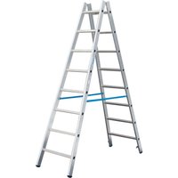 KRAUSE® STABILO Aluminium-Sprossenleiter, 2-seitig begehbar, Standhöhe 1,05 m von KRAUSE®