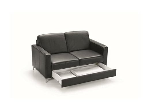 Vienna International Furniture Modell Basic, 2-SITZER Sofa IN ECHTLED von Vienna International Furniture