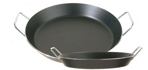 Vier Geschirr 160y138 Paella-Pfanne Aluminium 4 mm für Induktion, 38 cm von Vier Menaje