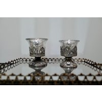 6Er Set Windlicht Teelichthalter Orientalisch Antik Deko Aus Glas/Metall Mit Sockel von VierblattDeko