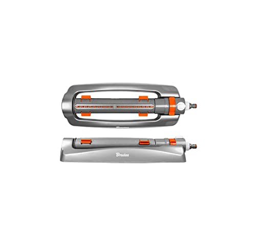 Bradas WL-Z22 Viereckregner 375 qm, Rasensprenger, Regner, Sprinkler, Bewässerung, Kreisregner, grau, 10 x 5 x 5 cm von Bradas