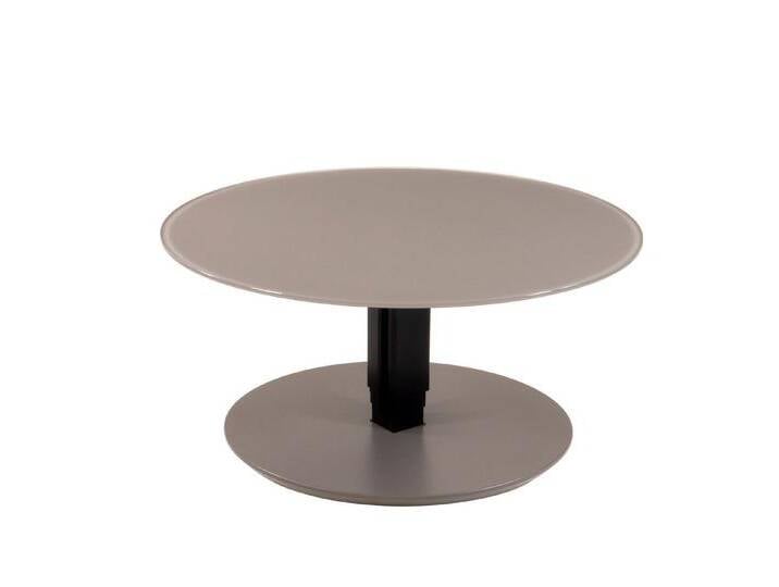 designimpex Couchtisch Vierhaus Beigegrau Glas Höhenverstellbar 1865-BGR, beige grau von Vierhaus