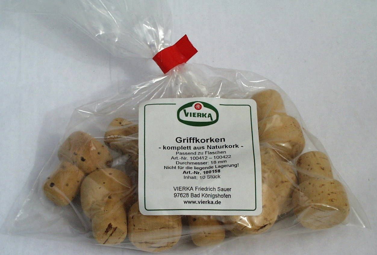 10 Griffkorken von Vierka