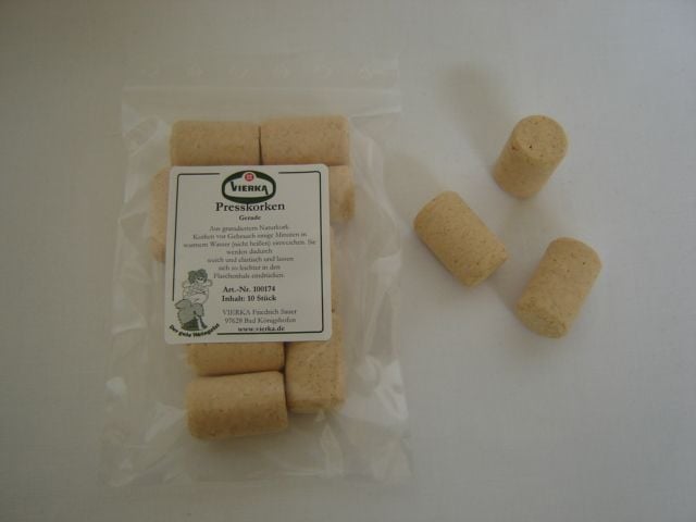 10 Presskorken gerade D=23 von Vierka