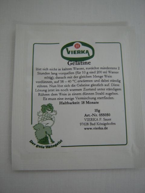 Gelatine 10g von Vierka