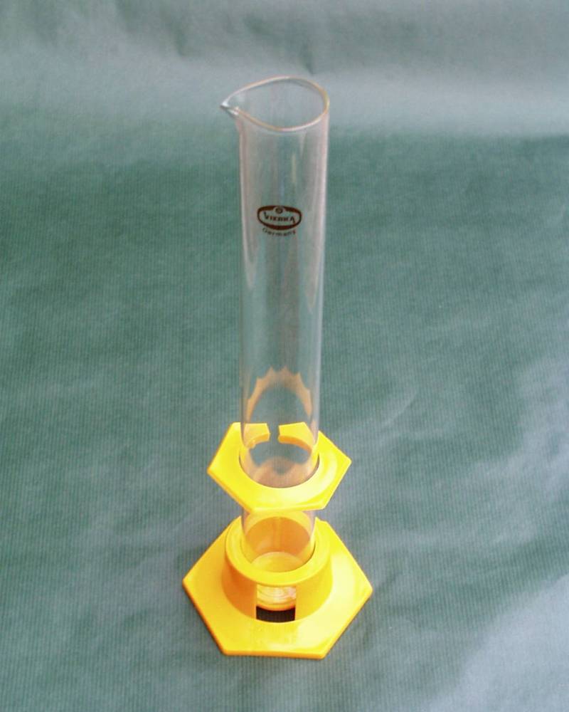 Glaszylinder 250ml ohne Gradierung für Oechslewaage von Vierka