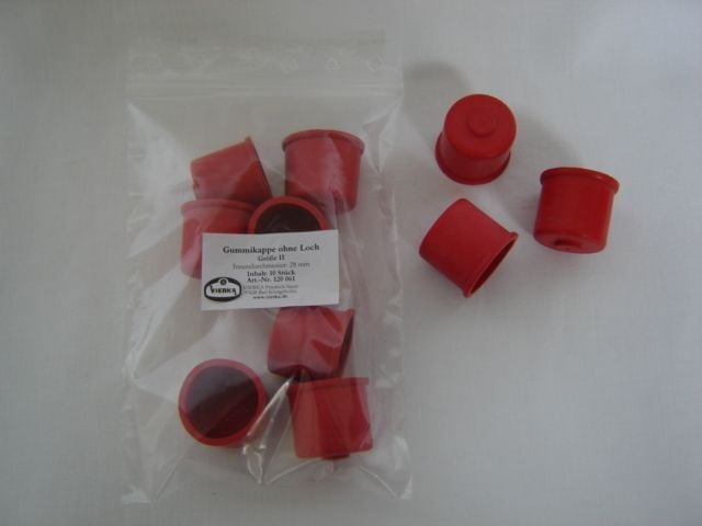 Gummikappen ohne Loch Größe II von Vierka