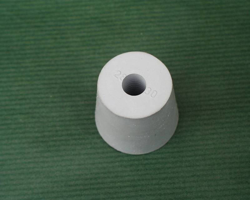 Gummistopfen für Glasballon 37x45mm für 17mm Loch von Vierka