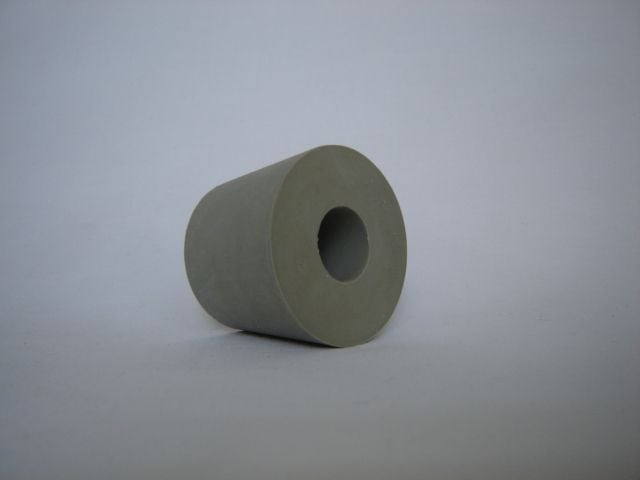 Gummistopfen mit 17mm Loch grau von Vierka