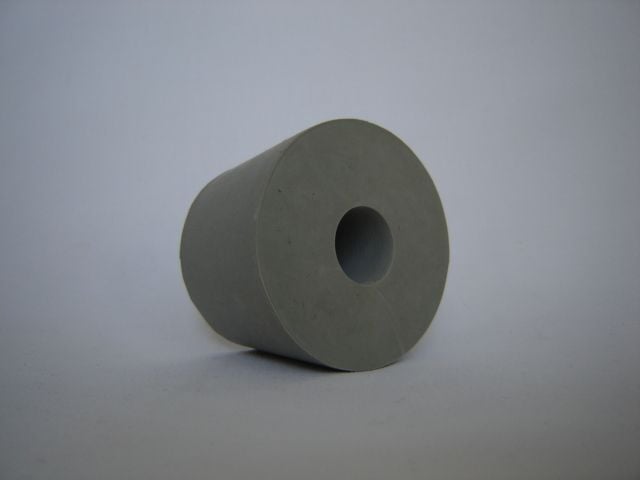 Gummistopfen mit 17mm Loch grau von Vierka