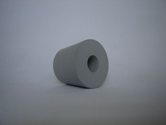 Gummistopfen mit 17mm Loch grau von Vierka