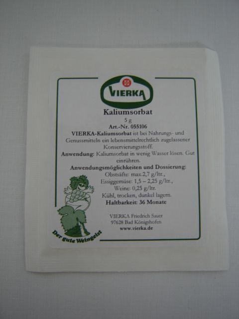 Kaliumsorbat 5 g von Vierka