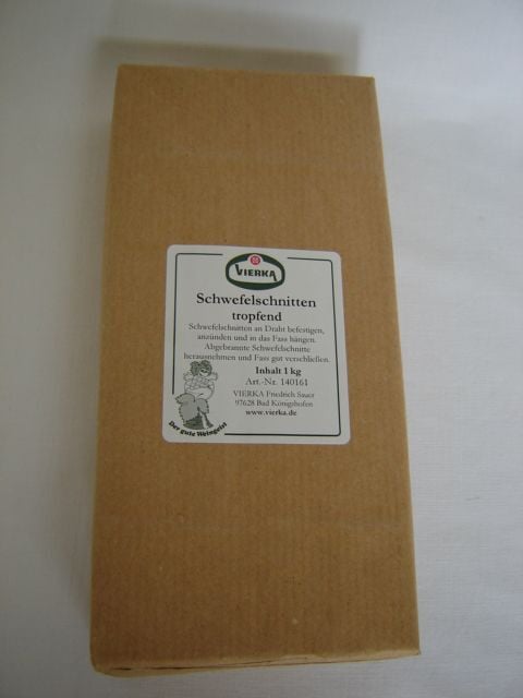 Schwefelschnitten, tropfend, 1 kg von Vierka