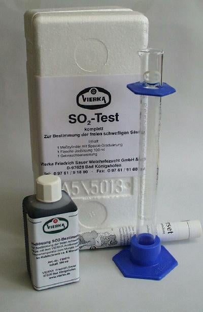 Titrier-Set für freie schweflige Säure von Vierka